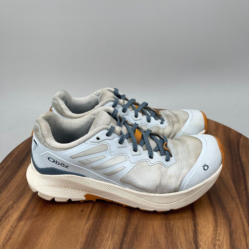Oboz Katabatic Shoes Womens Size 8 Blue Trail Running Comfort Hiking Sneakers